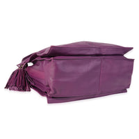 Loewe Purple Lambskin Flamenco Bag