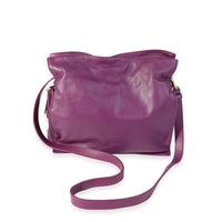 Loewe Purple Lambskin Flamenco Bag