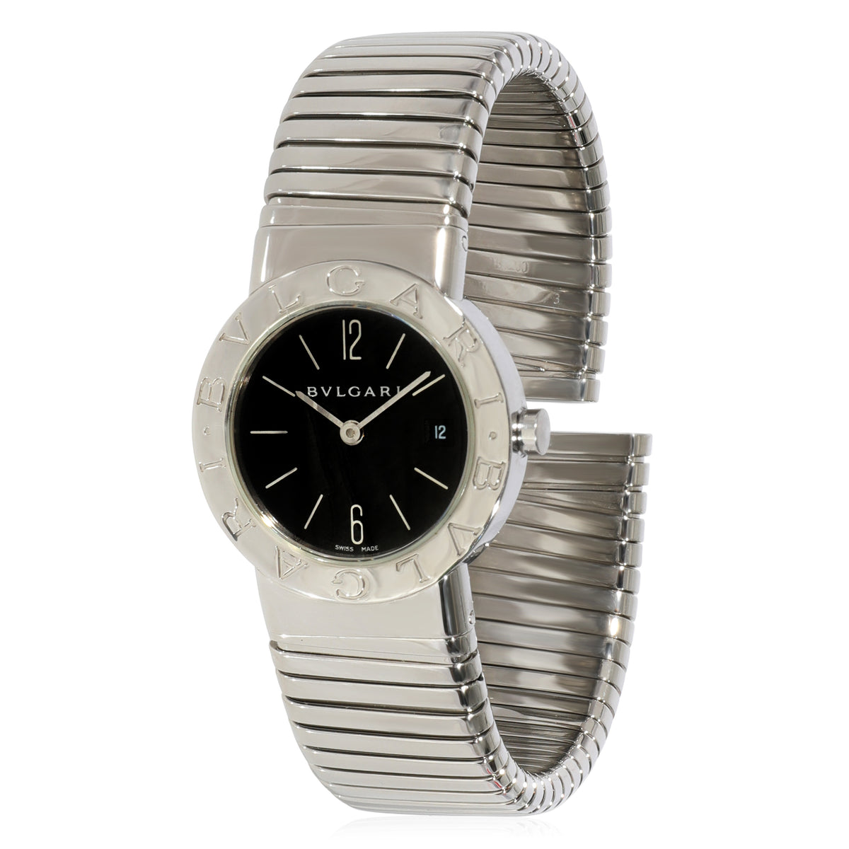 BVLGARI Tubogas BB 26 2TS Women's Watch in  Stainless Steel