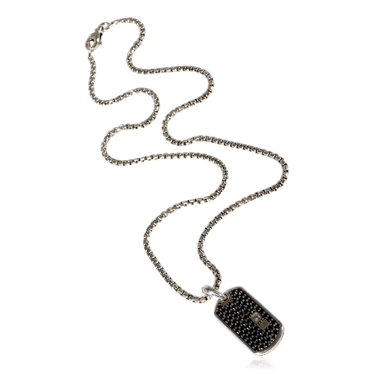 David yurman blue clearance sapphire dog tag