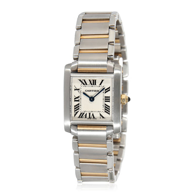 Cartier Tank Francaise W51007Q4 Womens Watch in 18kt Stainless Steel/Yellow Gol