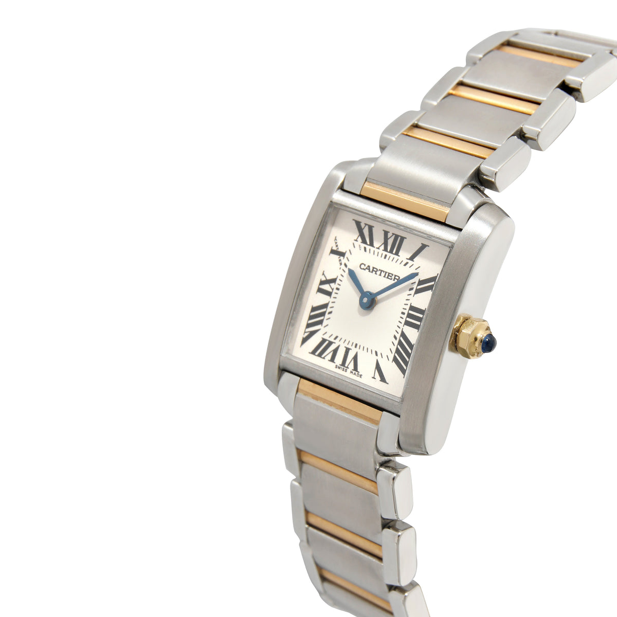 Cartier Tank Francaise W51007Q4 Womens Watch in 18kt Stainless Steel/Yellow Gol