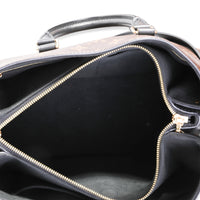 Louis Vuitton Monogram Canvas & Black Leather Soufflot MM