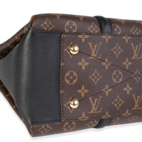 Louis Vuitton Monogram Canvas & Black Leather Soufflot MM