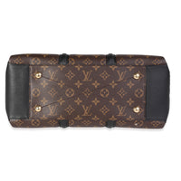 Louis Vuitton Monogram Canvas & Black Leather Soufflot MM