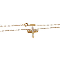 Tiffany & Co. Diamond Cross Pendant in 18k Yellow Gold 0.5 CTW