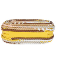 Bottega Veneta Multicolor Braided Intrecciato Leather Knot Clutch