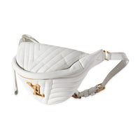 Louis Vuitton White Matelassé Leather New Wave Bumbag