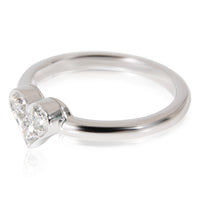 Tiffany & Co. Diamond Heart Ring in Platinum 0.17 CTW