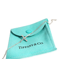 Tiffany & Co. Paloma Picasso Hammered Cross Bracelet in Sterling Silver