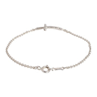 Tiffany & Co. Paloma Picasso Hammered Cross Bracelet in Sterling Silver