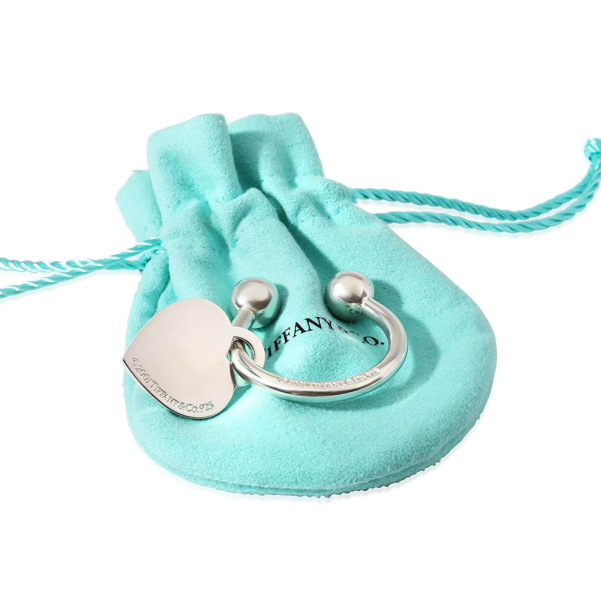 Tiffany & Co. Heart Tag Key Ring in Sterling Silver