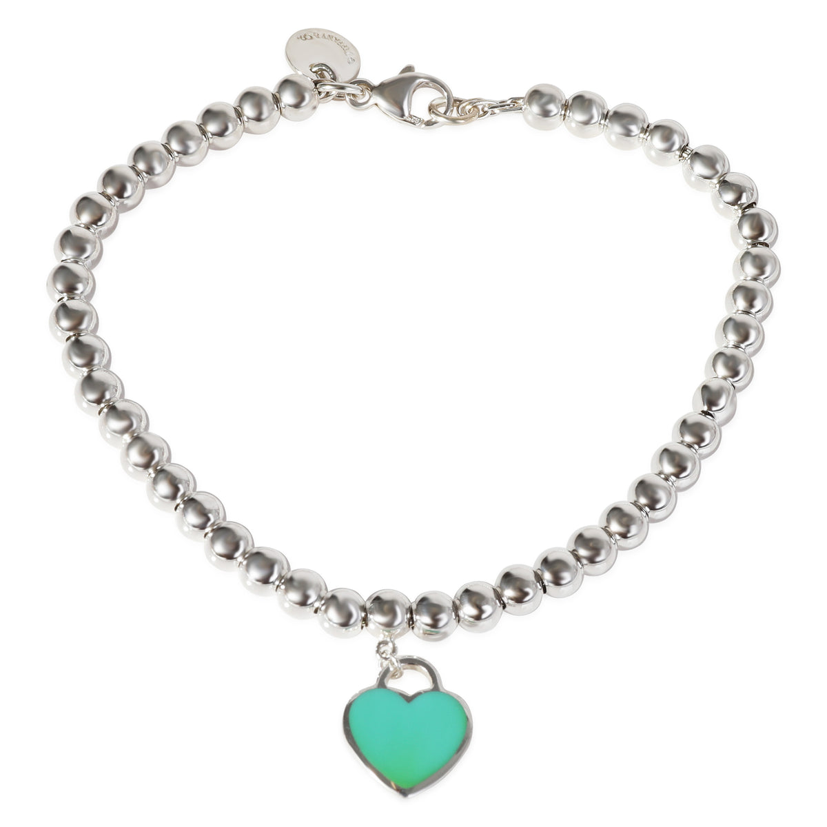 Tiffany enamel heart bracelet Clearance