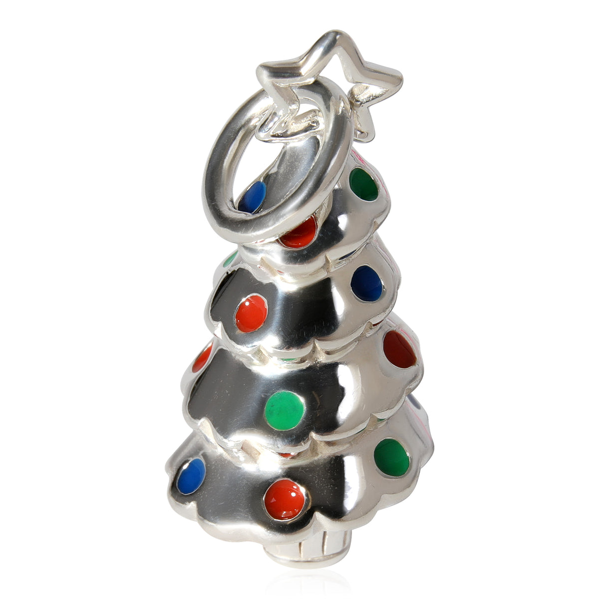Tiffany & Co. Christmas Tree Charm in Sterling Silver