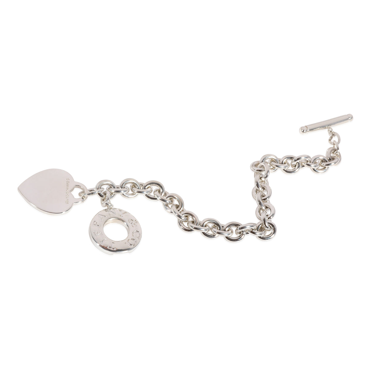 Tiffany & Co. Heart Tag Bracelet With Toggle Clasp in Sterling Silver