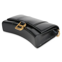 Balenciaga Black Box Calfskin Hourglass Chain Wallet