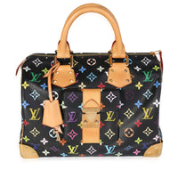 Louis Vuitton x Takashi Murakami Black Speedy 30