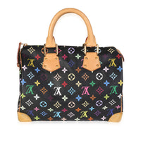 Louis Vuitton x Takashi Murakami Black Speedy 30