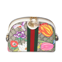 GG Supreme Flora Small Ophidia Dome Shoulder Bag