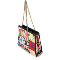 Chanel Multicolor Crochet Lucky Symbols Chain Tote