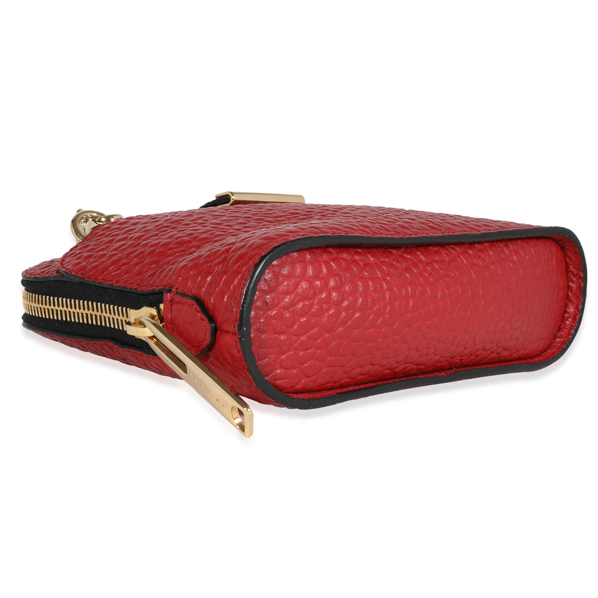 Burberry Red Pebbled Leather Crossbody