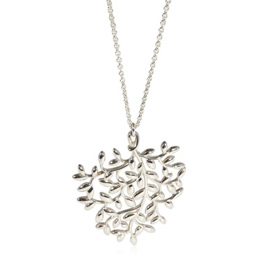 Tiffany & Co. Paloma Picasso Olive Leaf Pendant in Sterling Silver
