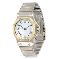 Cartier Santos Octagon 2966 Unisex Watch in  Stainless Steel/Yellow Gold