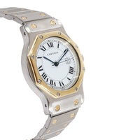 Cartier Santos Octagon 2966 Unisex Watch in  Stainless Steel/Yellow Gold