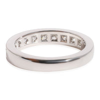 Tiffany & Co. 10 Diamond Channel Wedding Band in Platinum 0.81 CTW