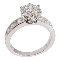 Tiffany & Co. Channel Diamond Engagement Ring in Platinum 2.72 ctw