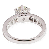 Tiffany & Co. Channel Diamond Engagement Ring in Platinum 2.72 ctw