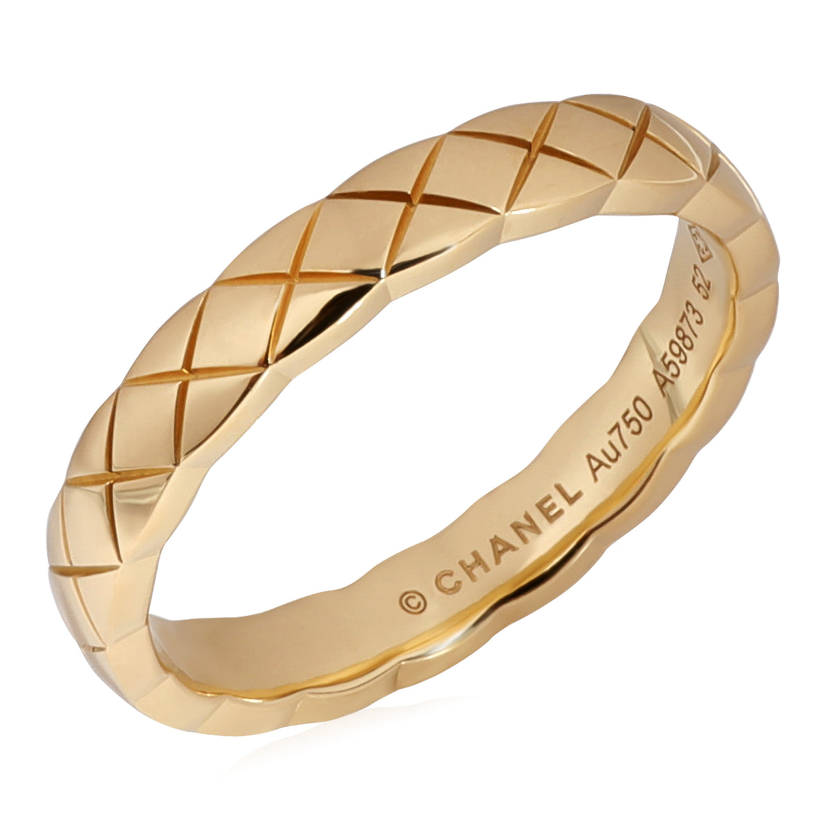 Chanel - Authenticated Coco Crush Ring - Yellow Gold Black for Women, Very Good Condition