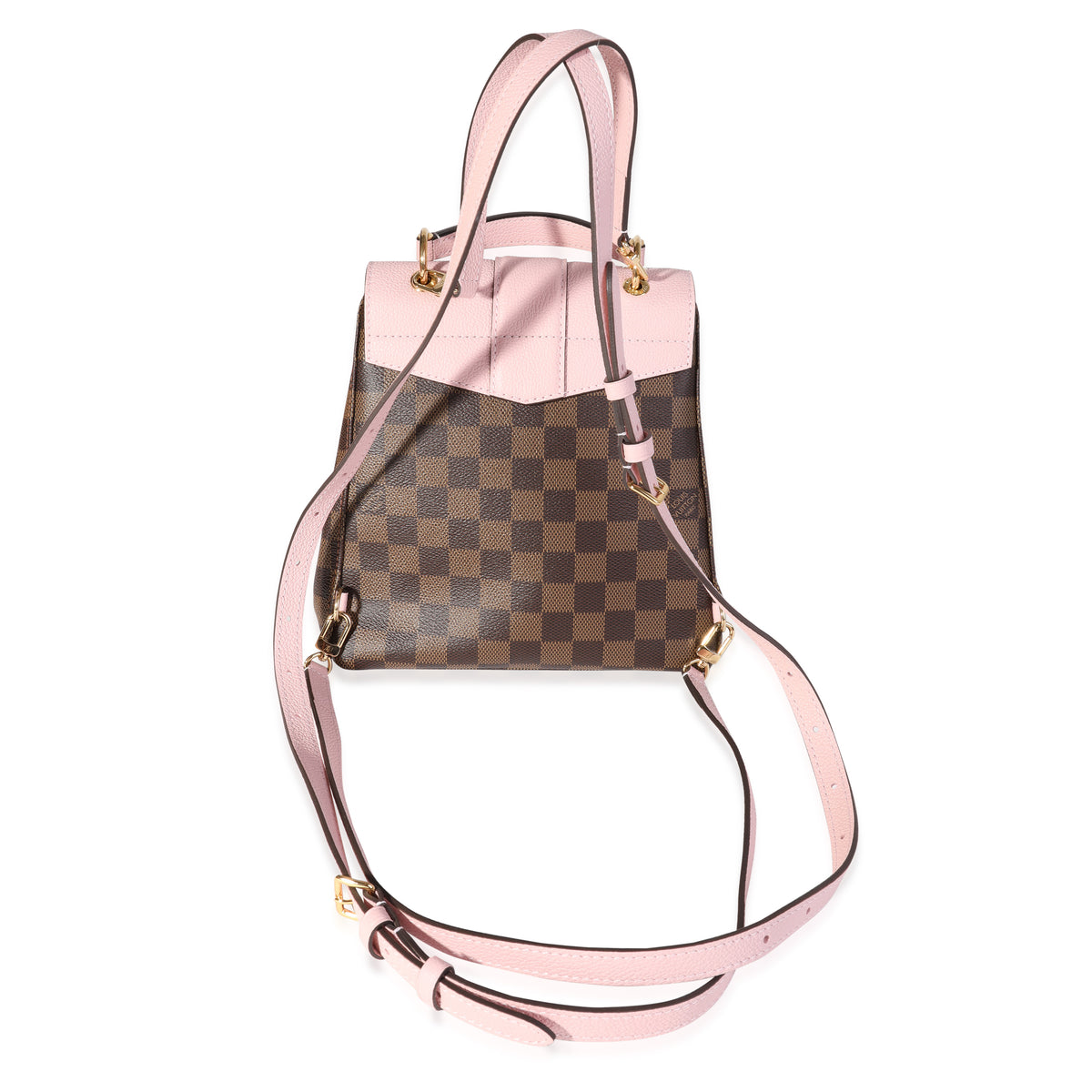 Louis Vuitton Damier Ebene & Magnolia Leather Clapton Backpack | myGemma