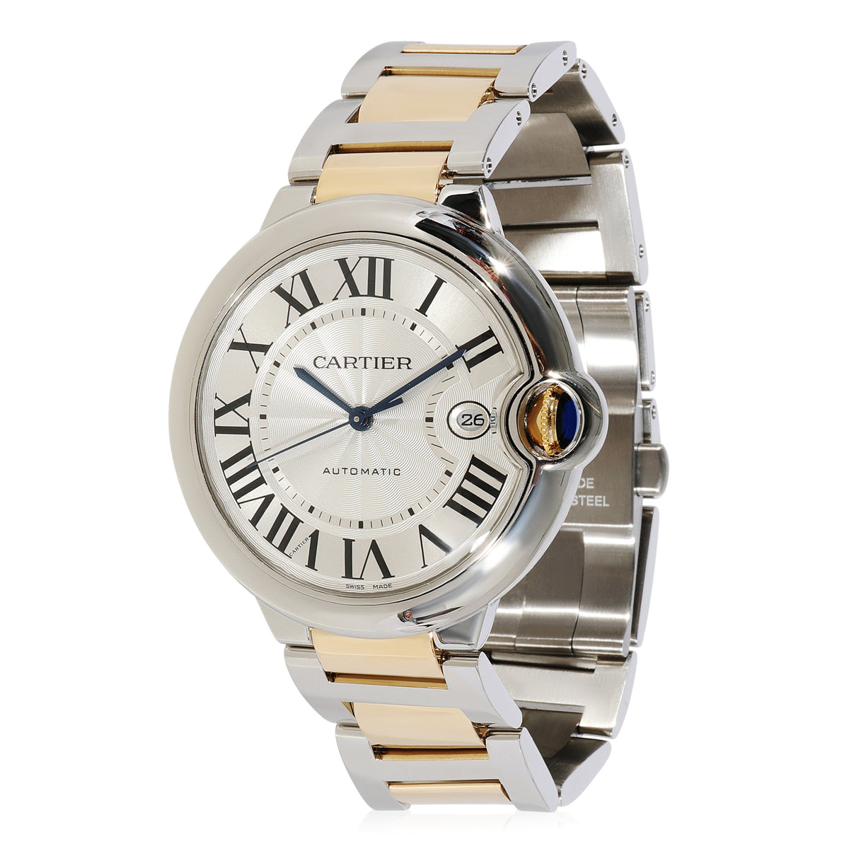 Cartier Ballon Bleu W69009Z3 Mens Watch in  Stainless Steel/Yellow Gold