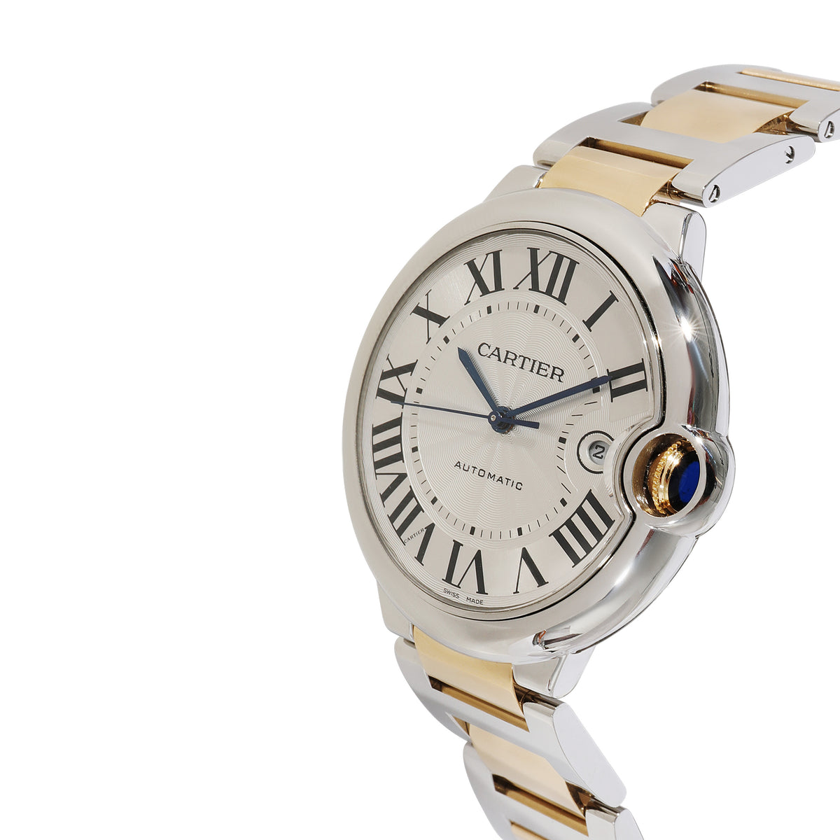 Cartier Ballon Bleu W69009Z3 Men s Watch in Stainless Steel Yellow Gold