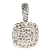 David Yurman Albion Diamond Pendant in 925 Sterling Silver 0.28 CTW