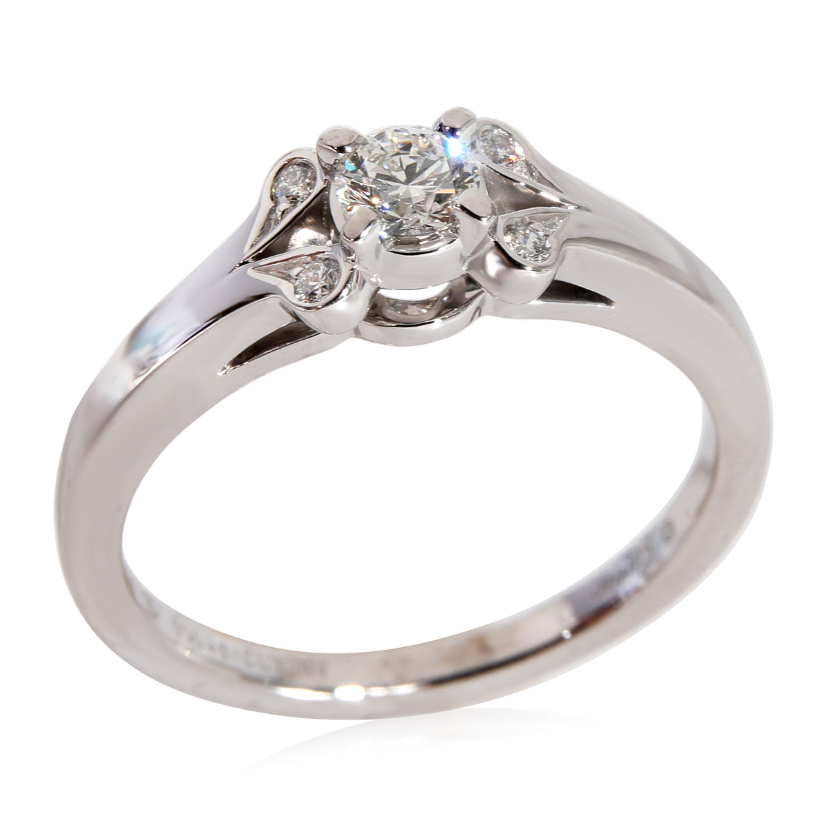 Cartier Ballerine Diamond Engagement Ring in Platinum F VS2 0.22 CTW