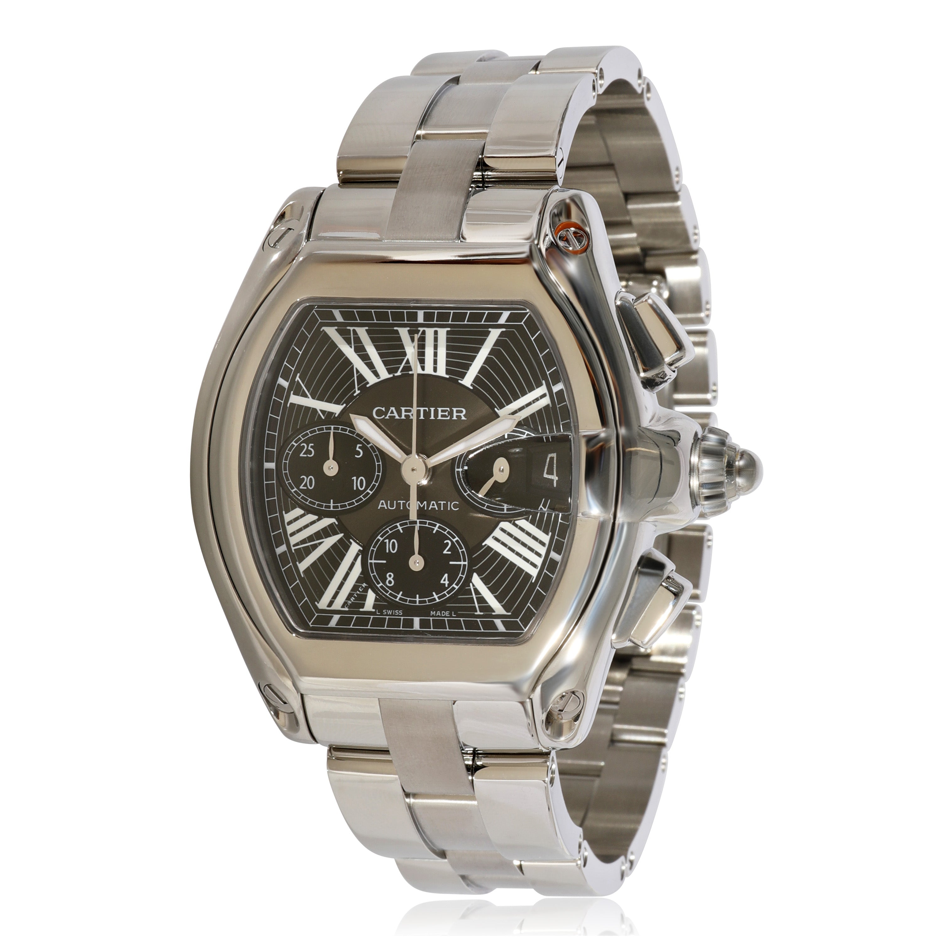 Cartier Roadster W62020X6 Men s Watch in Stainless Steel myGemma