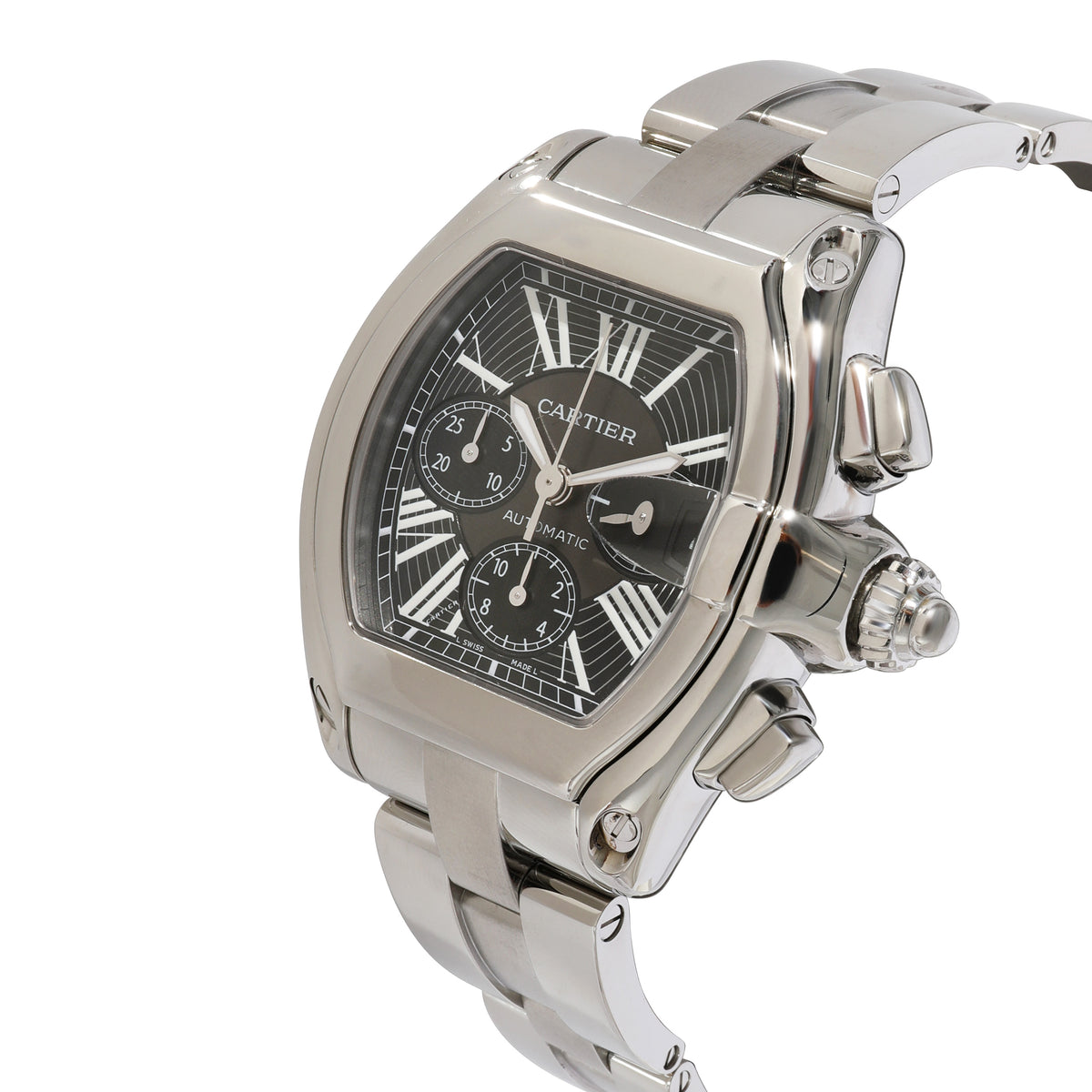 Cartier Roadster W62020X6 Mens Watch in  Stainless Steel