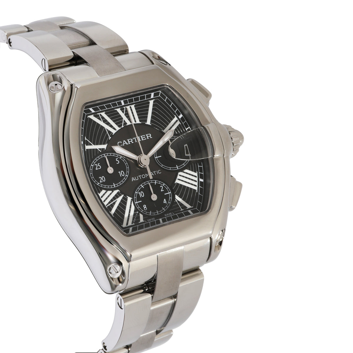 Cartier Roadster W62020X6 Mens Watch in  Stainless Steel