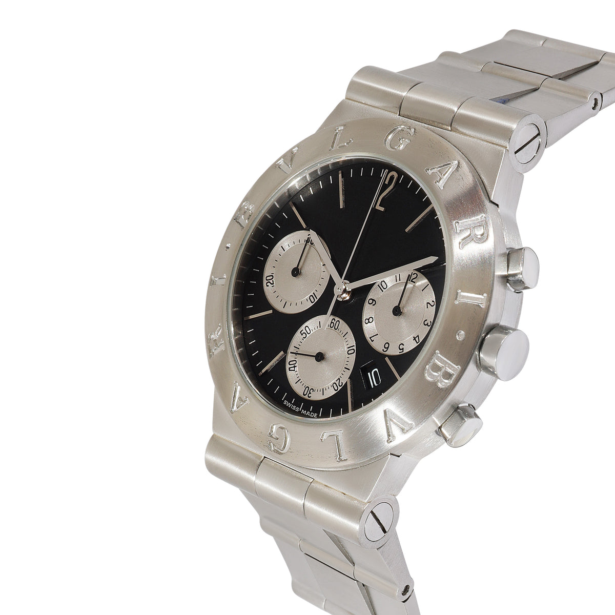 BVLGARI Diagono CH 35 S Unisex Watch in Stainless Steel myGemma