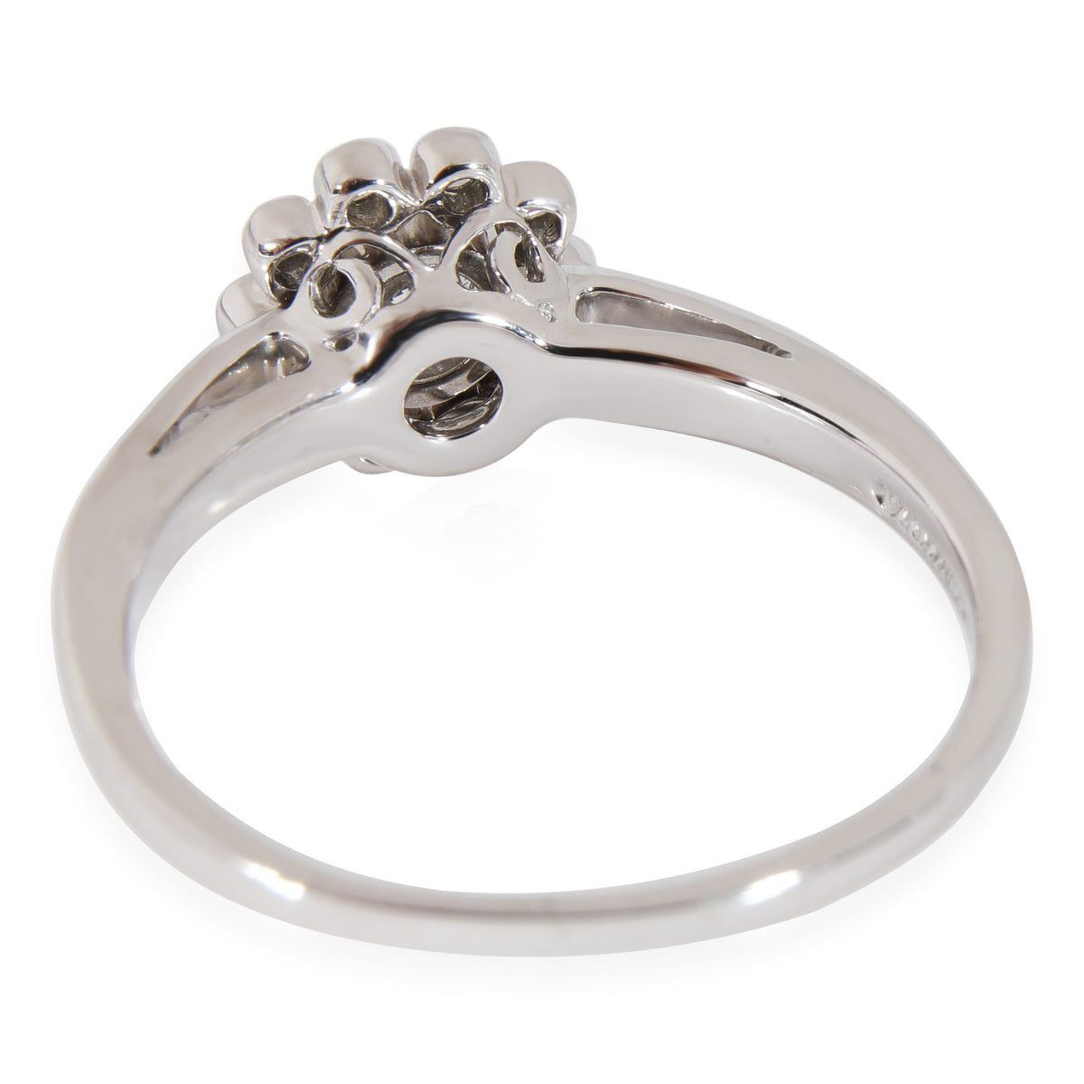 Tiffany & Co. Enchant Diamond Flower Ring in Platinum 0.35 CTW