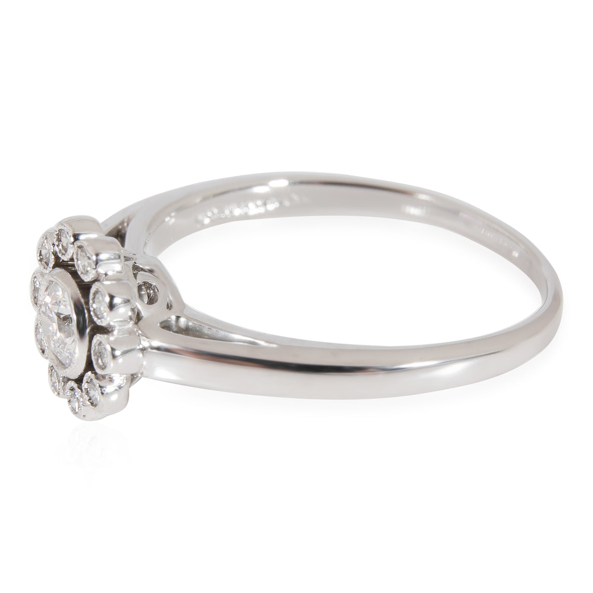 Tiffany & Co. Enchant Diamond Flower Ring in Platinum 0.35 CTW