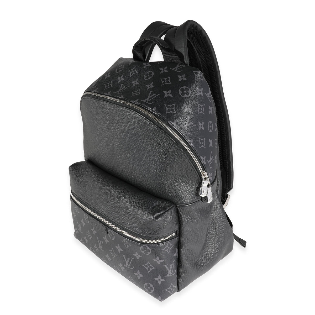 Louis Vuitton Black Monogram Eclipse & Taiga Discovery Backpack | myGemma Louis Vuitton Black Monogram Eclipse & Taiga Discovery Backpack | myGemma