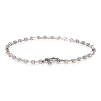 Diamond Tennis Bracelet in 18k White Gold 1.52 CTW