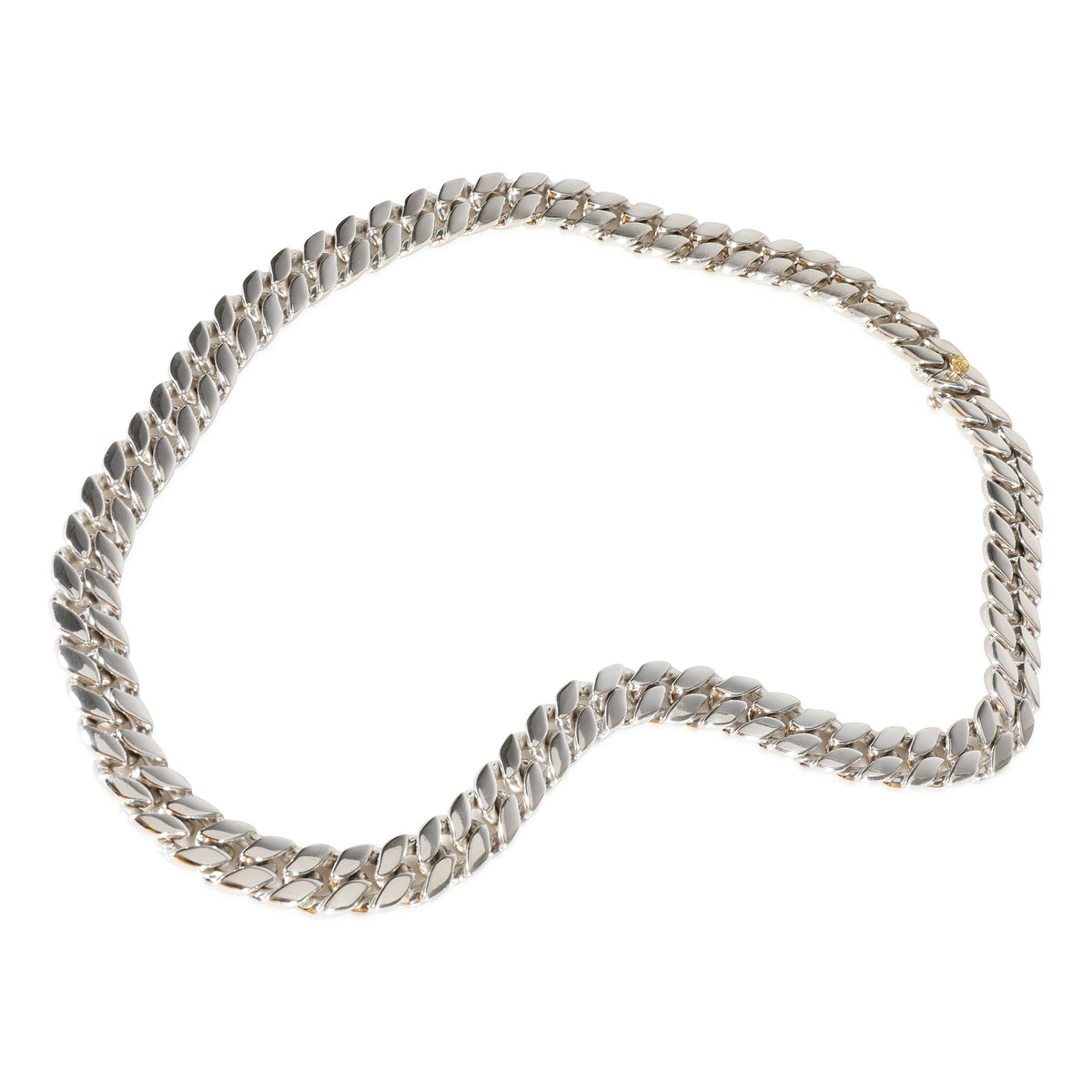 David Yurman Mens Necklace in 18K Yellow Gold & Sterling Silver