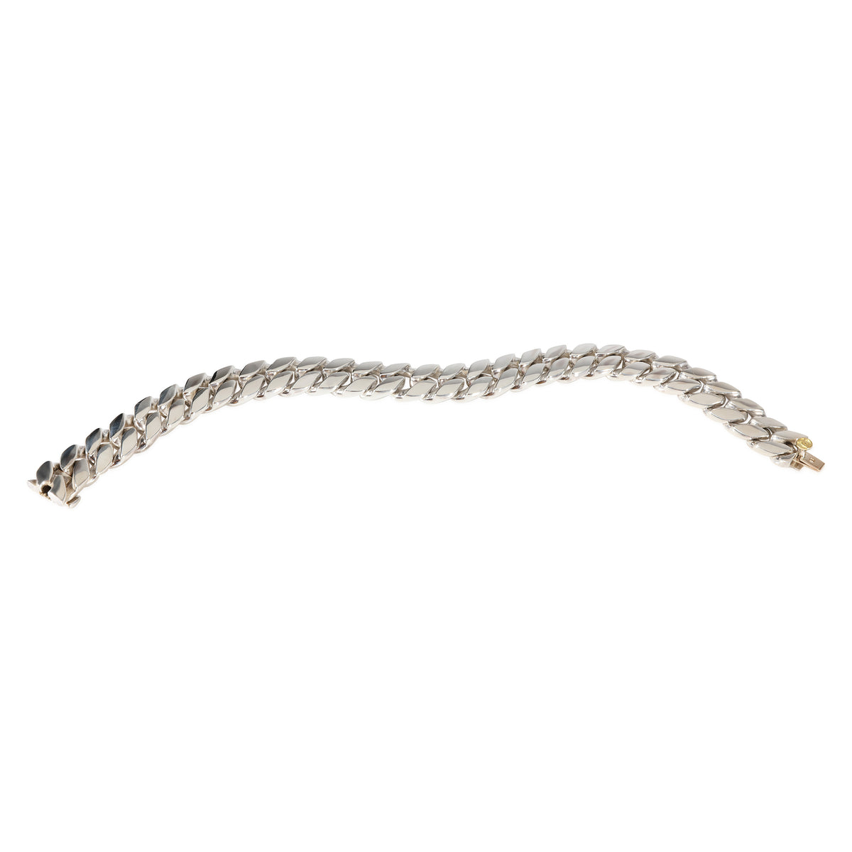 David Yurman Curb Mens Bracelet in 18K Yellow Gold & Sterling Silver