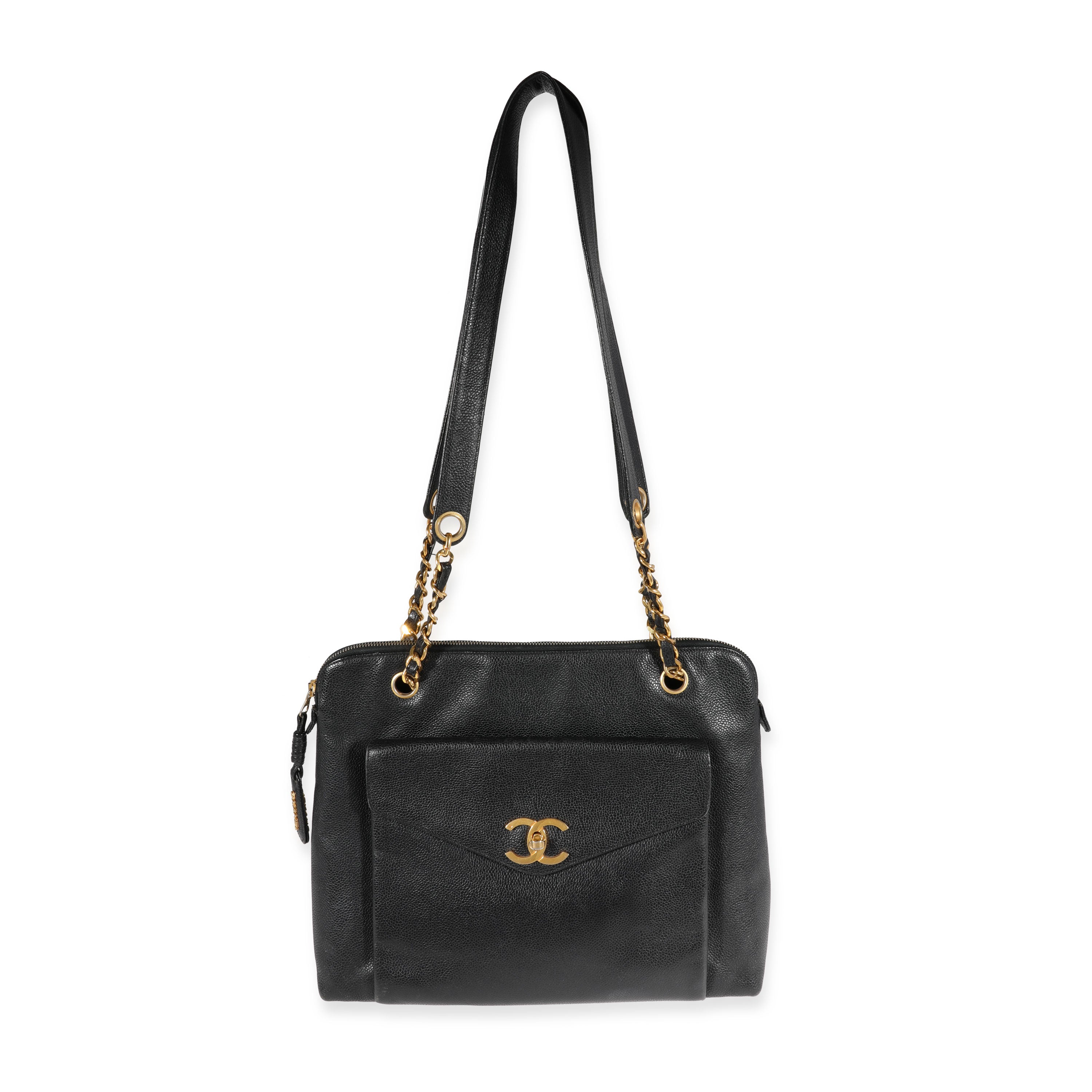 Chanel Vintage Black Caviar CC Shoulder Bag, myGemma, JP