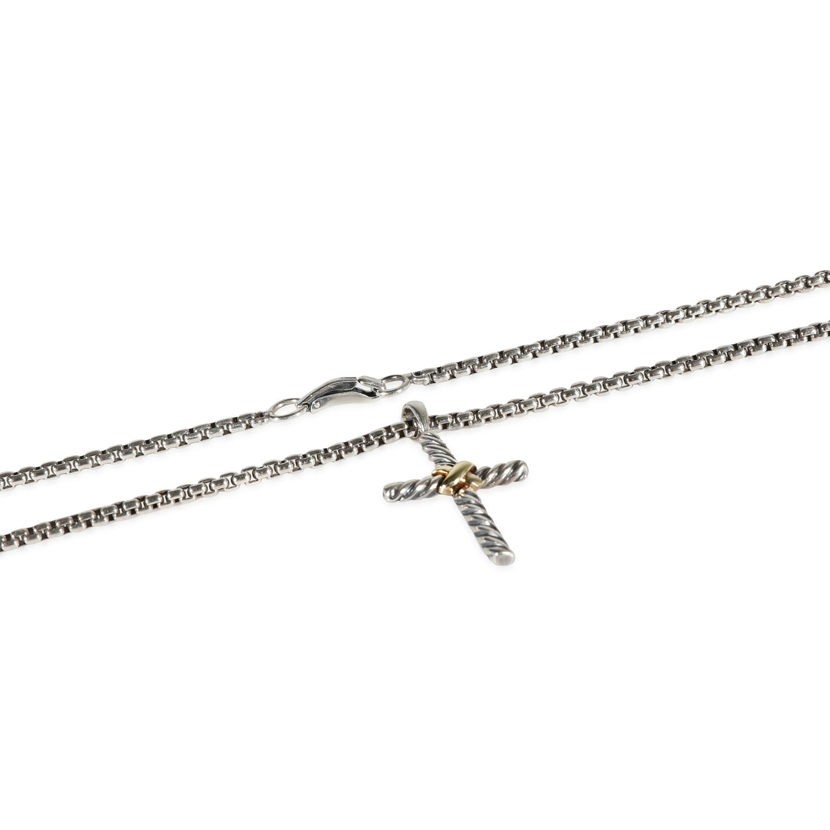 David yurman petite cross on sale necklace