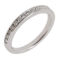 Tiffany & Co. Channel Set Diamond Wedding Band in Platinum 0.24 CTW